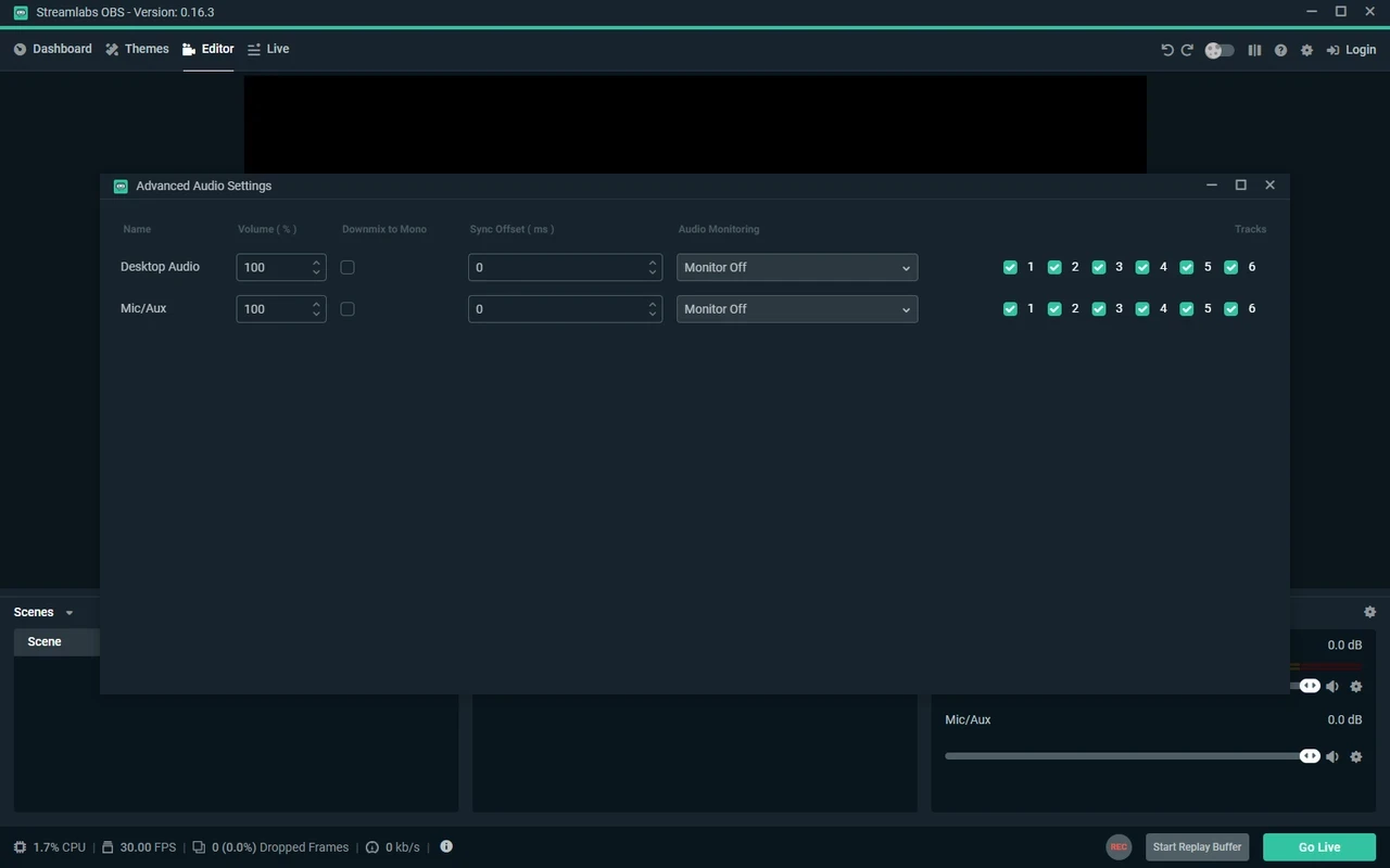 Streamlabs OBS – capture d'écran 2