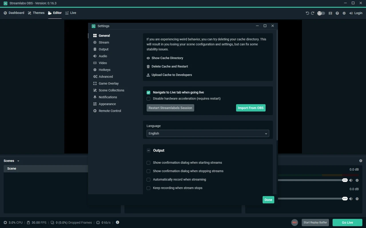 Streamlabs OBS – capture d'écran 6